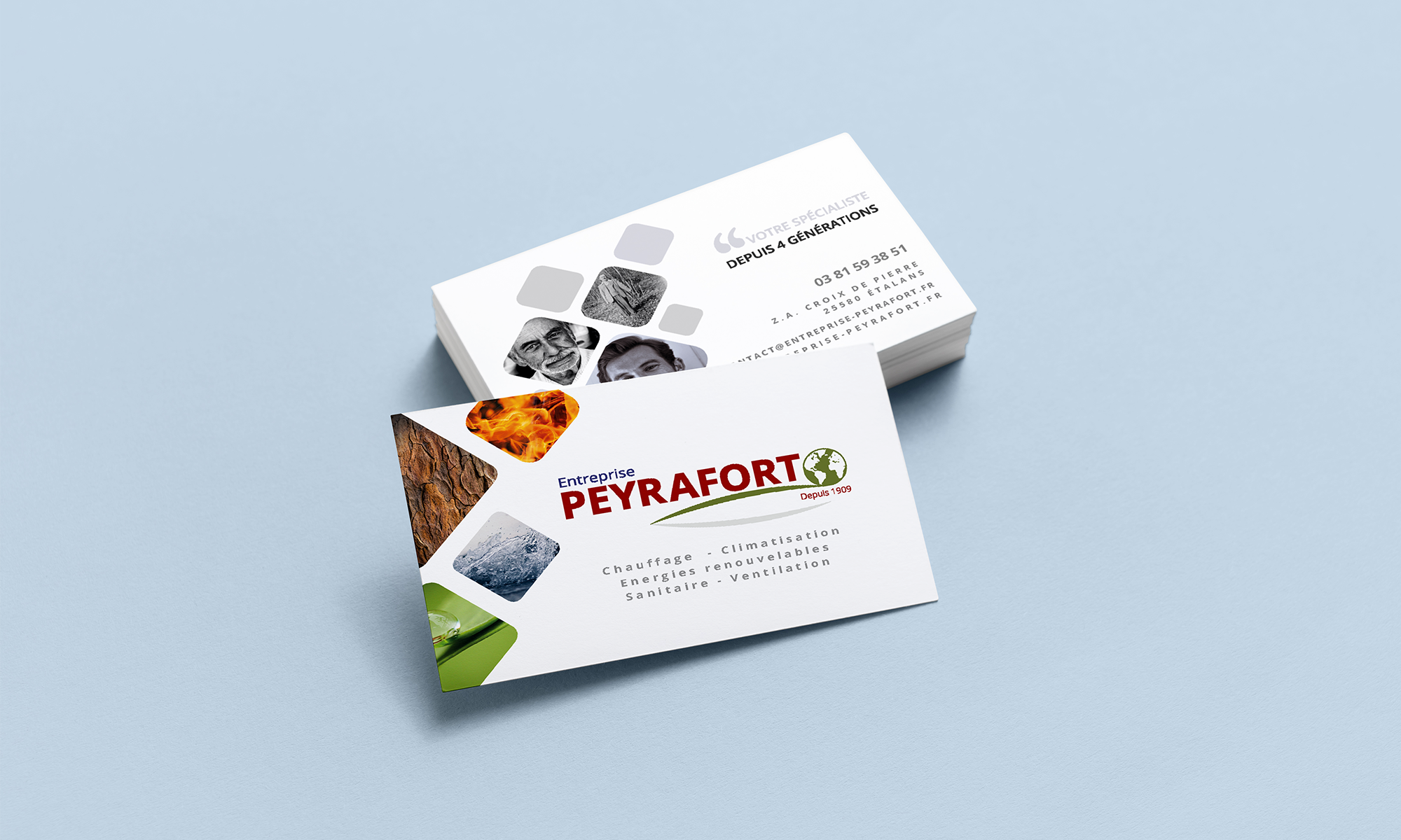 Charte graphique entreprise Besançon 2RO design